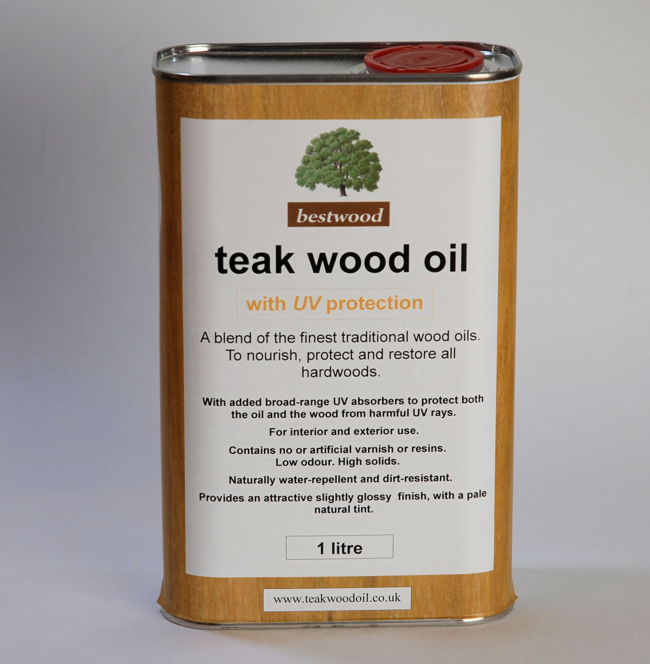 Bestwood Teak Wood Oil, UV, 1 Litre  tungoil.co.uktungoil 