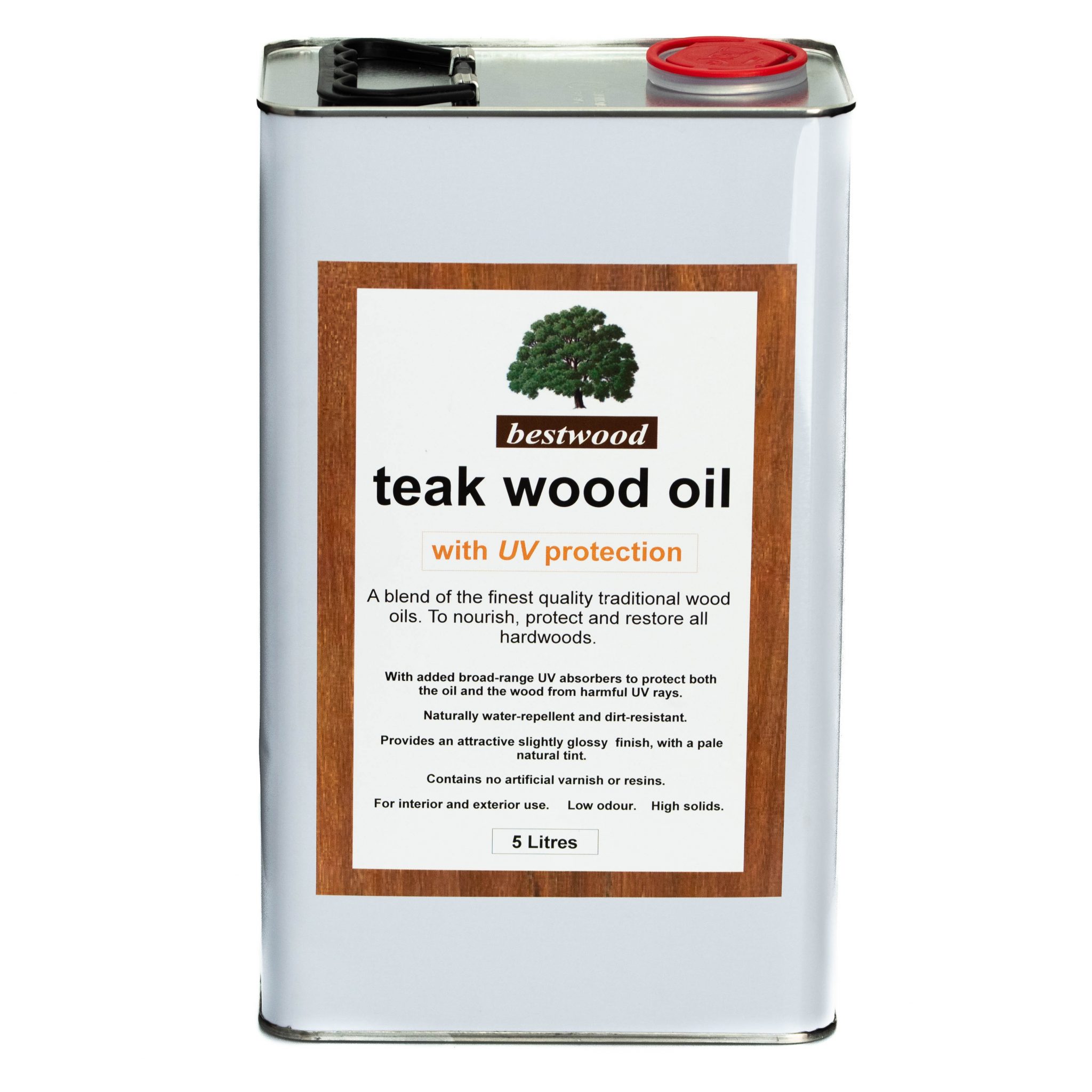 Bestwood Teak Wood Oil, UV, 5 Litres tungoil.co.uk